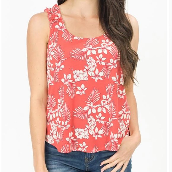 NEW Ruffle Strap Tank - Picture 7 of 11